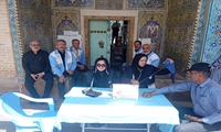 حضور کارکنان مرکز بهداشت شهرستان شهرکرد در راهپیمایی جاماندگان اربعین 