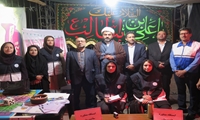 استقرار ایستگاه سلامت مرکز بهداشت شهرستان  شهرکرد در مسیر جشن بزرگ عید غدیر خم