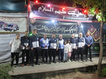 خدمت‌رسانی گسترده کارکنان مرکز بهداشت شهرکرد در موکب دانشگاه همزمان با راهپیمایی ۱۵۵ ام